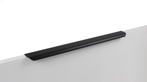 Ручка торцевая RT810BL MONTE 2.0, модуль 450мм, ЧЕРНЫЙ МАТОВЫЙ