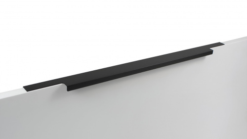Ручка торцевая RT809BL RAY 2.0, модуль 500мм, ЧЕРНЫЙ МАТОВЫЙ